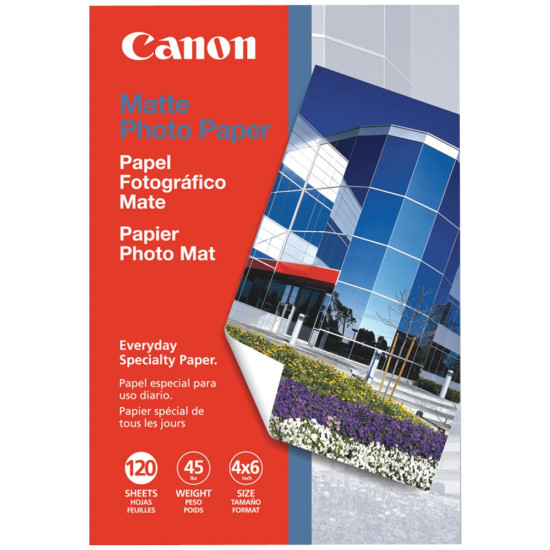 CANON(R) 7981A014AA Matte Photo Paper (4" x 6"; 120 pk)do 3993885