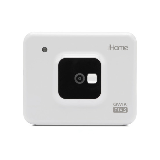 iHome IHCP33-W QUIKPIX3 Square 2-in-1 Instant Print Camera, 3-Inch x 3-Inch Printsdo 45609701