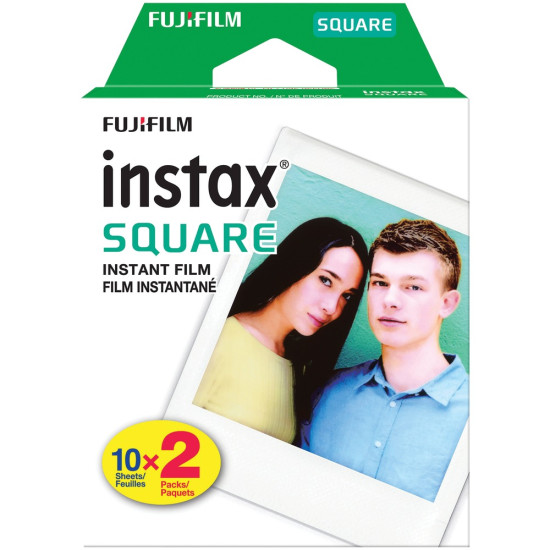 Fujifilm 16583664 instax SQUARE Film (Twin 10 pks)do 45212987