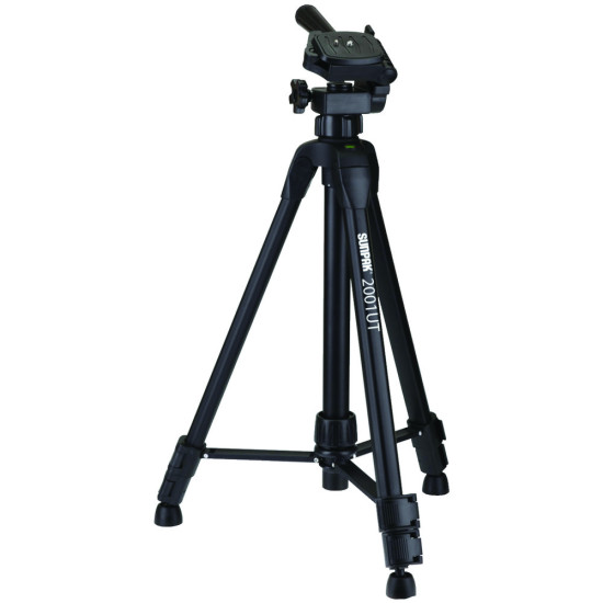 SUNPAK(R) 620-020 Tripod with 3-Way Pan Head (Folded height: 18.5"; Extended height: 49"; Weight: 2.3lbs)do 3995812